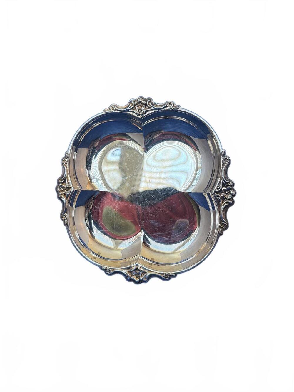 International Silver Co. "Empress" Silver-Plated Party Candy Nut Dish Tray
